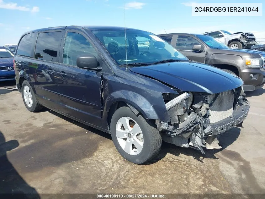 2014 Dodge Grand Caravan Se VIN: 2C4RDGBG1ER241044 Lot: 40198110