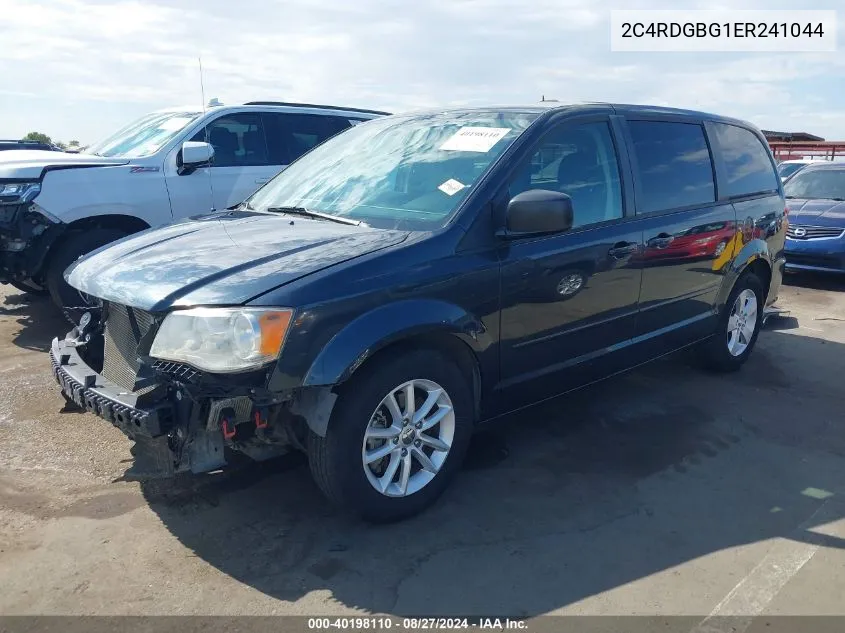 2014 Dodge Grand Caravan Se VIN: 2C4RDGBG1ER241044 Lot: 40198110