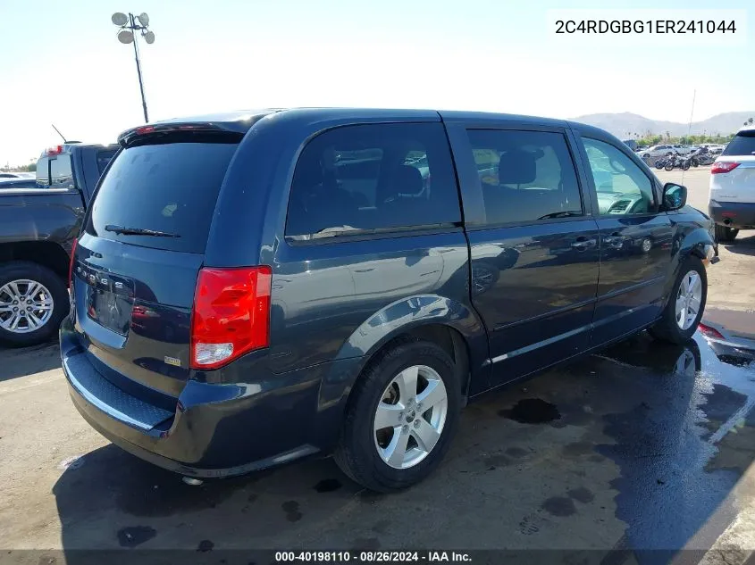 2014 Dodge Grand Caravan Se VIN: 2C4RDGBG1ER241044 Lot: 40198110