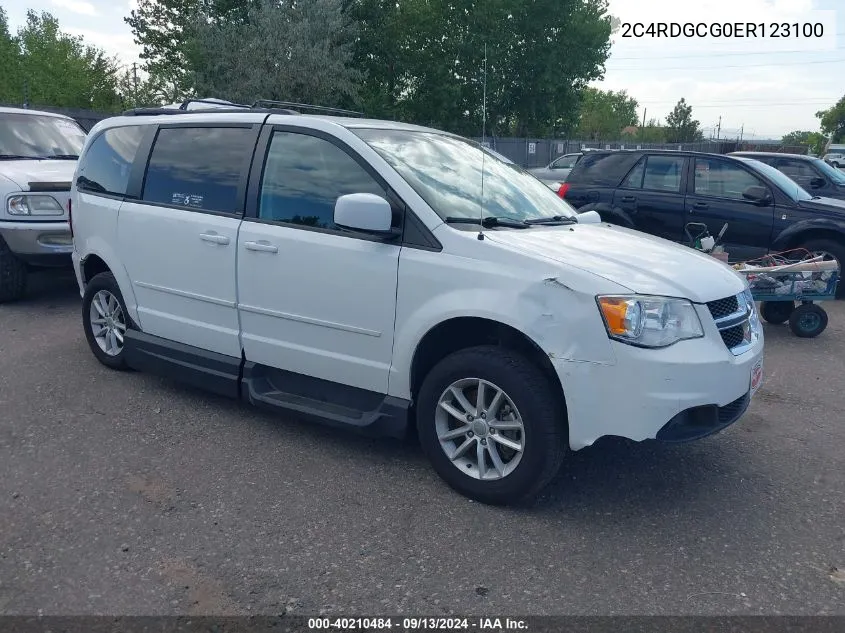 2014 Dodge Grand Caravan Sxt VIN: 2C4RDGCG0ER123100 Lot: 40210484