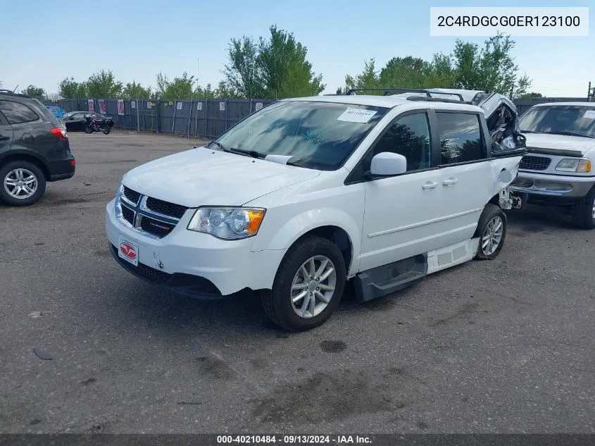 2C4RDGCG0ER123100 2014 Dodge Grand Caravan Sxt