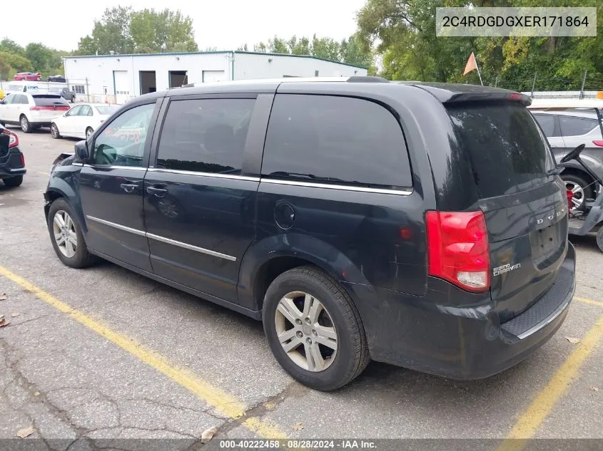 2C4RDGDGXER171864 2014 Dodge Grand Caravan Crew