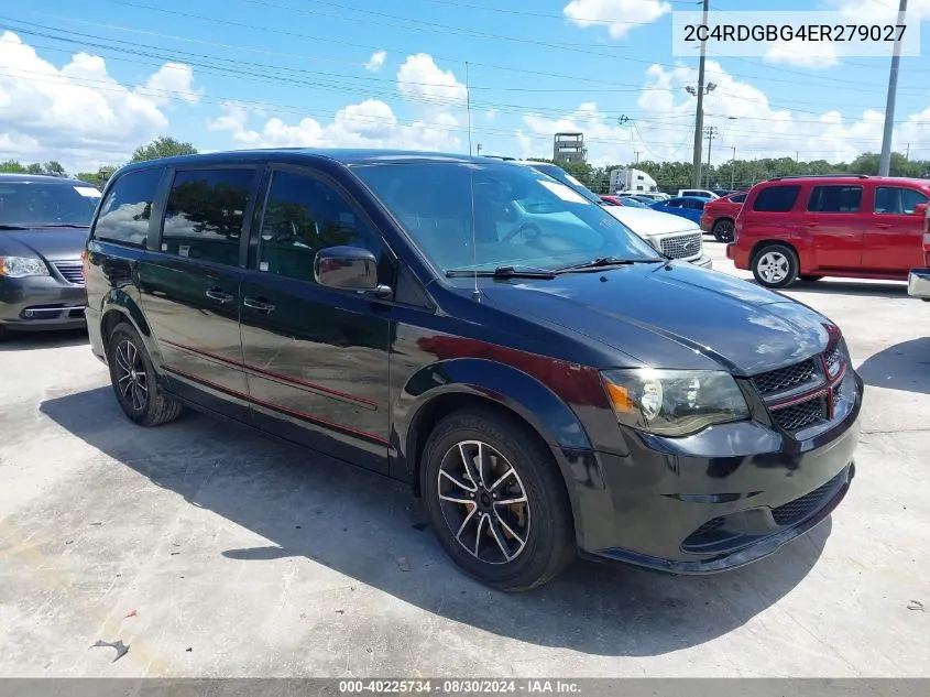 2014 Dodge Grand Caravan Se 30Th Anniversary VIN: 2C4RDGBG4ER279027 Lot: 40225734