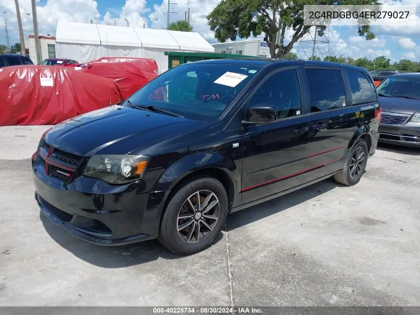 2014 Dodge Grand Caravan Se 30Th Anniversary VIN: 2C4RDGBG4ER279027 Lot: 40225734