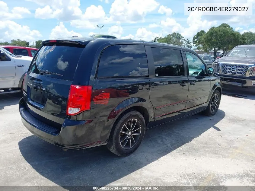 2014 Dodge Grand Caravan Se 30Th Anniversary VIN: 2C4RDGBG4ER279027 Lot: 40225734