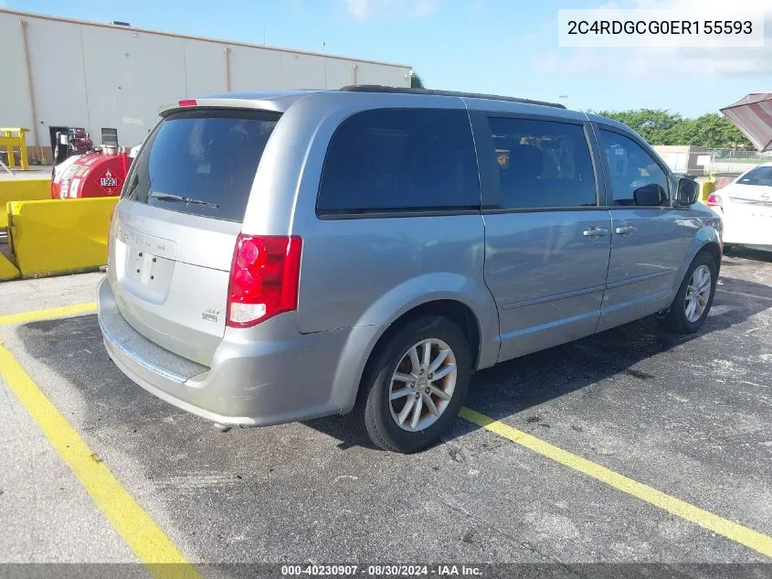 2C4RDGCG0ER155593 2014 Dodge Grand Caravan Sxt