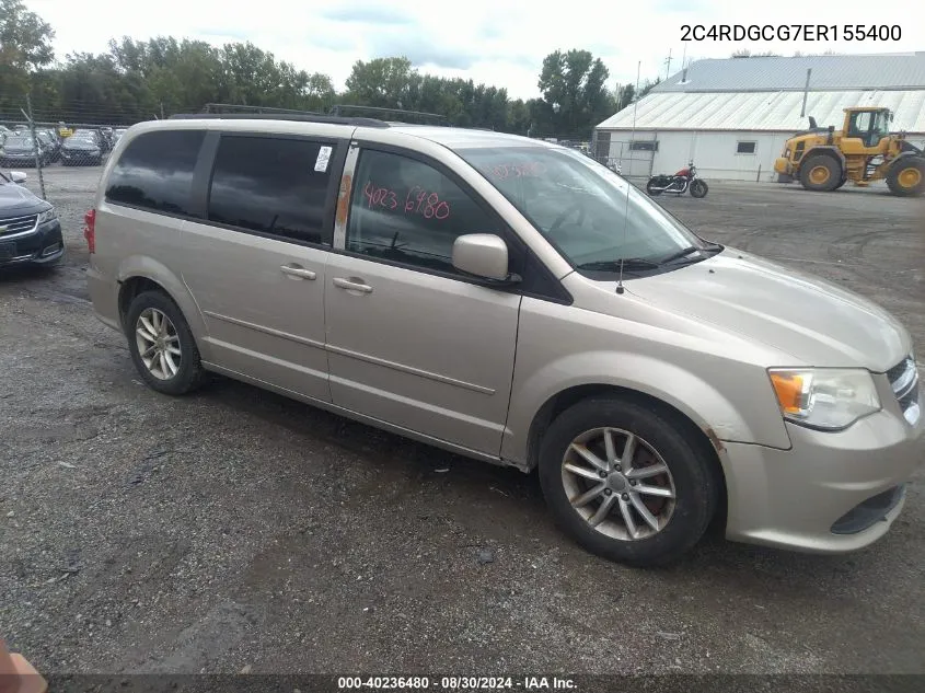 2C4RDGCG7ER155400 2014 Dodge Grand Caravan Sxt