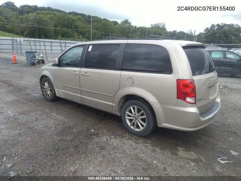 2C4RDGCG7ER155400 2014 Dodge Grand Caravan Sxt