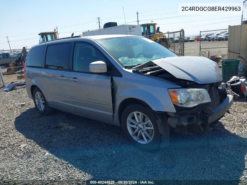 2C4RDGCG8ER429963 2014 Dodge Grand Caravan Sxt