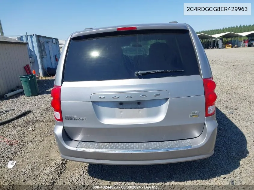 2014 Dodge Grand Caravan Sxt VIN: 2C4RDGCG8ER429963 Lot: 40244829