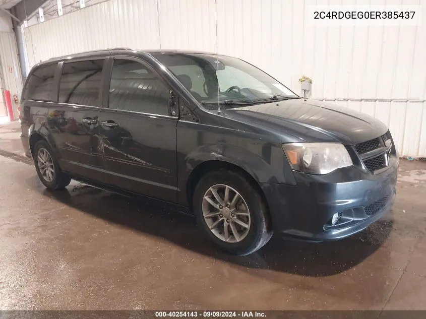 2014 Dodge Grand Caravan R/T VIN: 2C4RDGEG0ER385437 Lot: 40254143