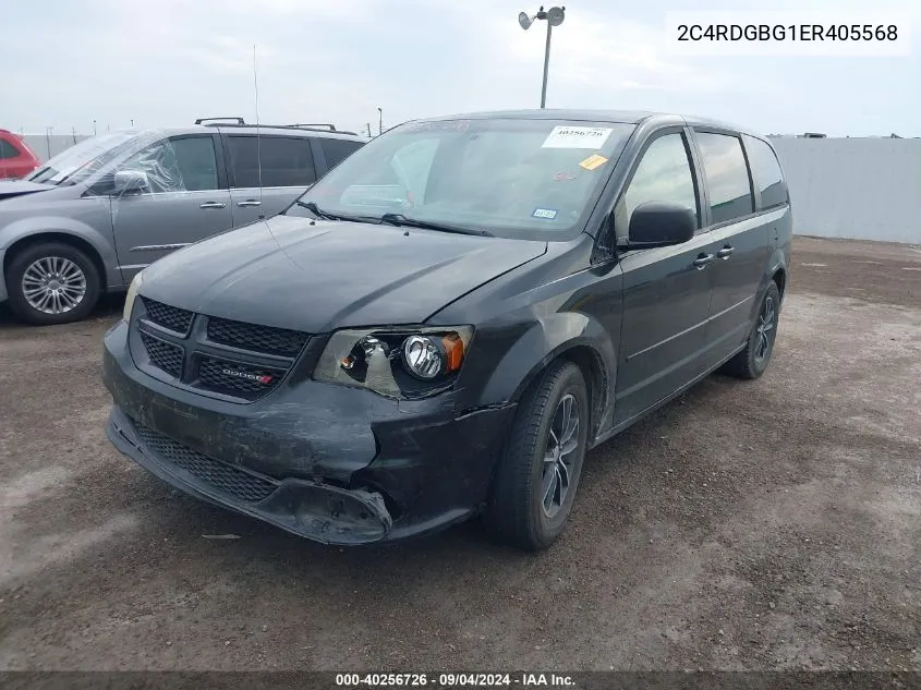 2014 Dodge Grand Caravan Se VIN: 2C4RDGBG1ER405568 Lot: 40256726