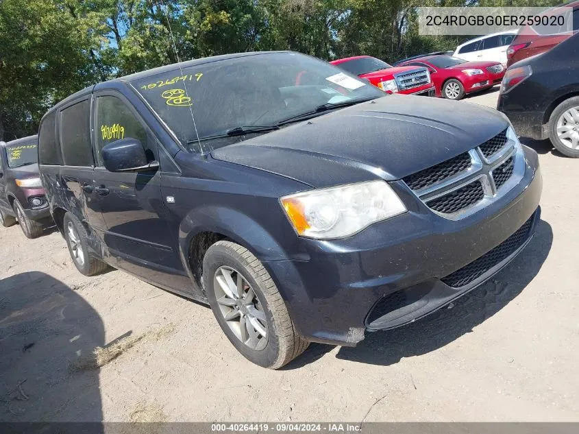 2C4RDGBG0ER259020 2014 Dodge Grand Caravan Se 30Th Anniversary