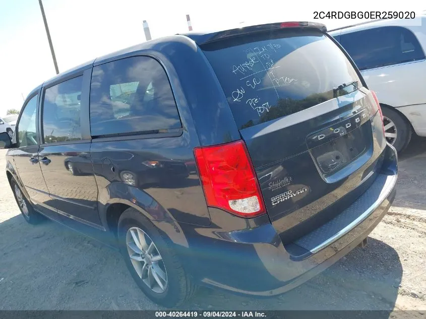 2C4RDGBG0ER259020 2014 Dodge Grand Caravan Se 30Th Anniversary