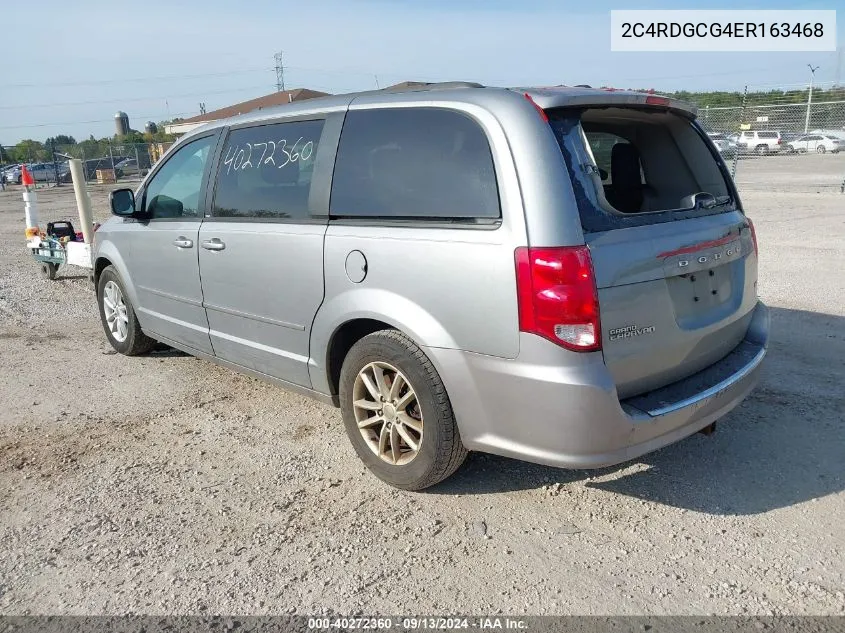 2C4RDGCG4ER163468 2014 Dodge Grand Caravan Sxt