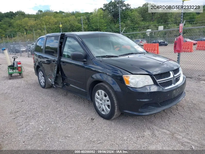 2C4RDGBG5ER233223 2014 Dodge Grand Caravan Se