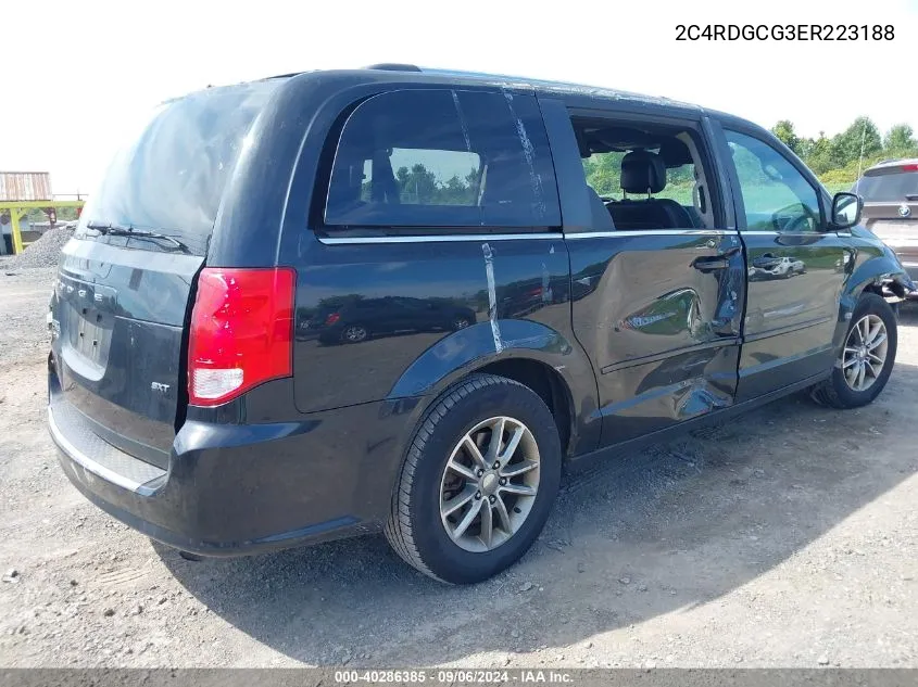 2014 Dodge Grand Caravan Sxt 30Th Anniversary VIN: 2C4RDGCG3ER223188 Lot: 40286385