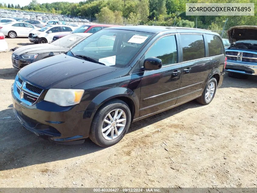 2014 Dodge Grand Caravan Sxt VIN: 2C4RDGCGXER476895 Lot: 40320427