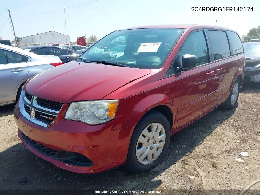 2C4RDGBG1ER142174 2014 Dodge Grand Caravan Se