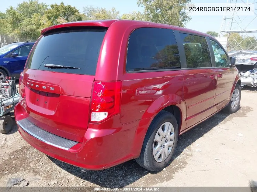 2C4RDGBG1ER142174 2014 Dodge Grand Caravan Se