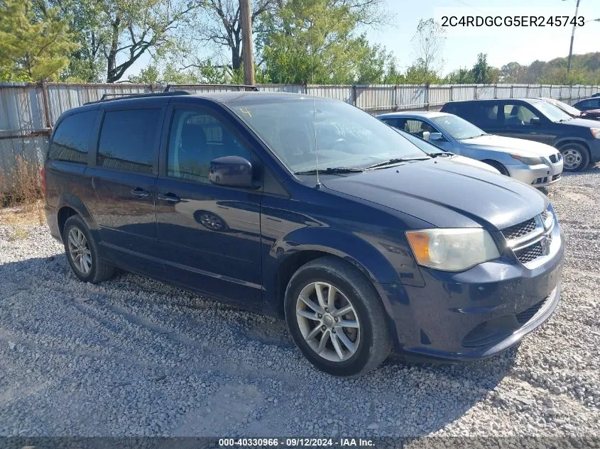 2C4RDGCG5ER245743 2014 Dodge Grand Caravan Sxt/Sxt 30Th Anniversary