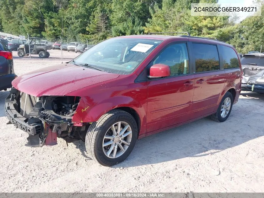 2014 Dodge Grand Caravan Sxt VIN: 2C4RDGCG6ER349271 Lot: 40353881