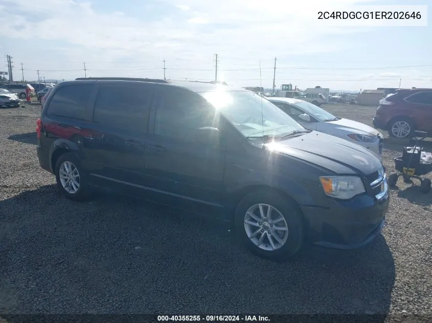 2C4RDGCG1ER202646 2014 Dodge Grand Caravan Sxt