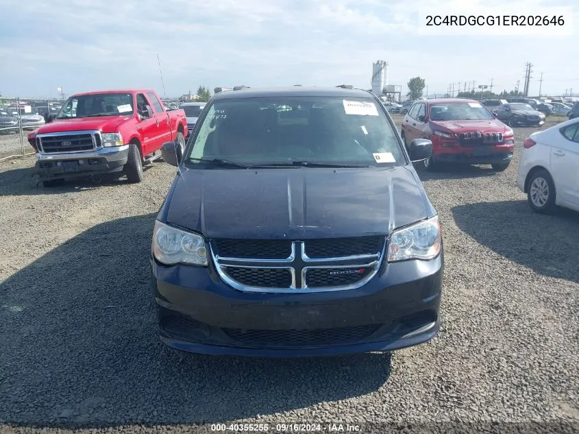 2C4RDGCG1ER202646 2014 Dodge Grand Caravan Sxt