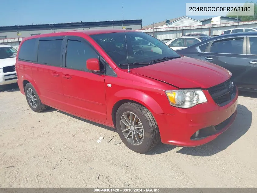 2014 Dodge Grand Caravan Sxt 30Th Anniversary VIN: 2C4RDGCG0ER263180 Lot: 40361428