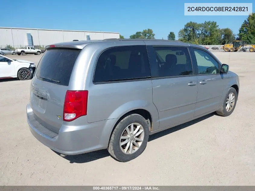 2014 Dodge Grand Caravan Sxt/Sxt 30Th Anniversary VIN: 2C4RDGCG8ER242821 Lot: 40365717