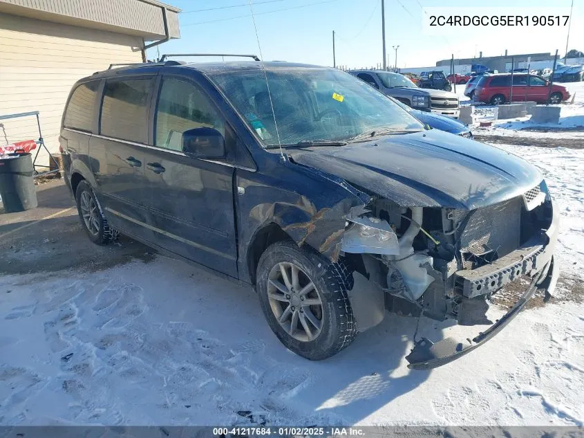 2014 Dodge Grand Caravan Sxt 30Th Anniversary VIN: 2C4RDGCG5ER190517 Lot: 41217684