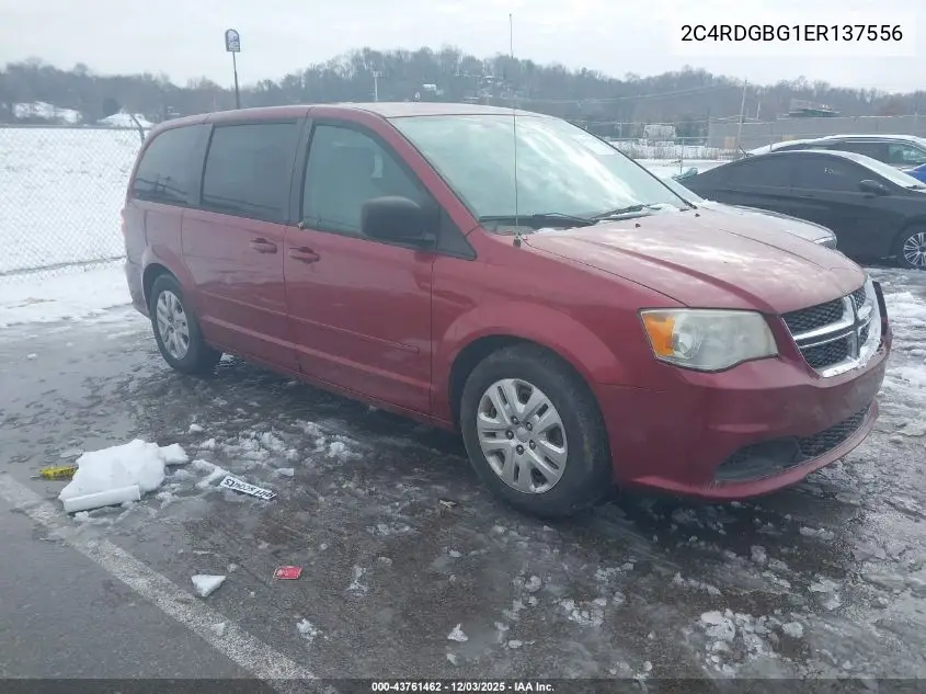 2C4RDGBG1ER137556 2014 Dodge Grand Caravan Se
