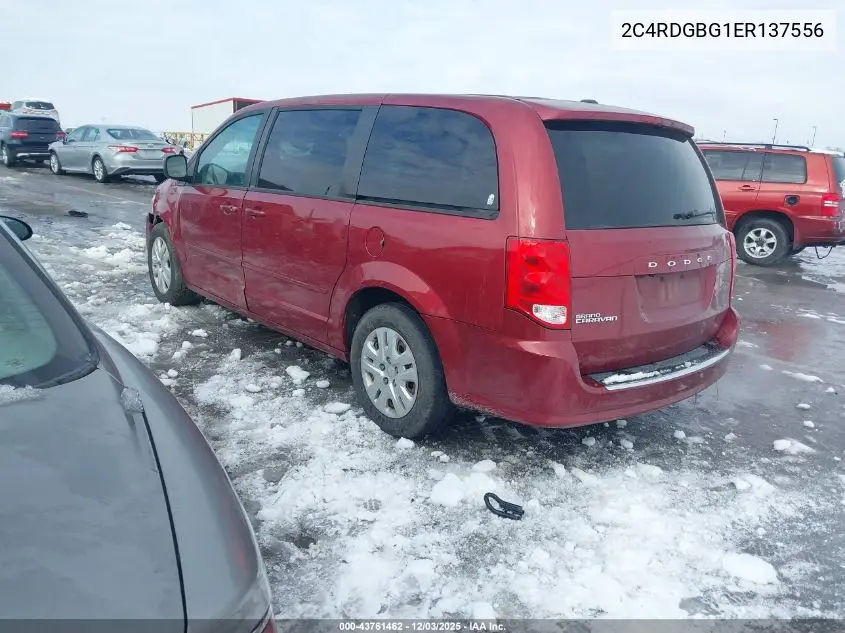 2C4RDGBG1ER137556 2014 Dodge Grand Caravan Se