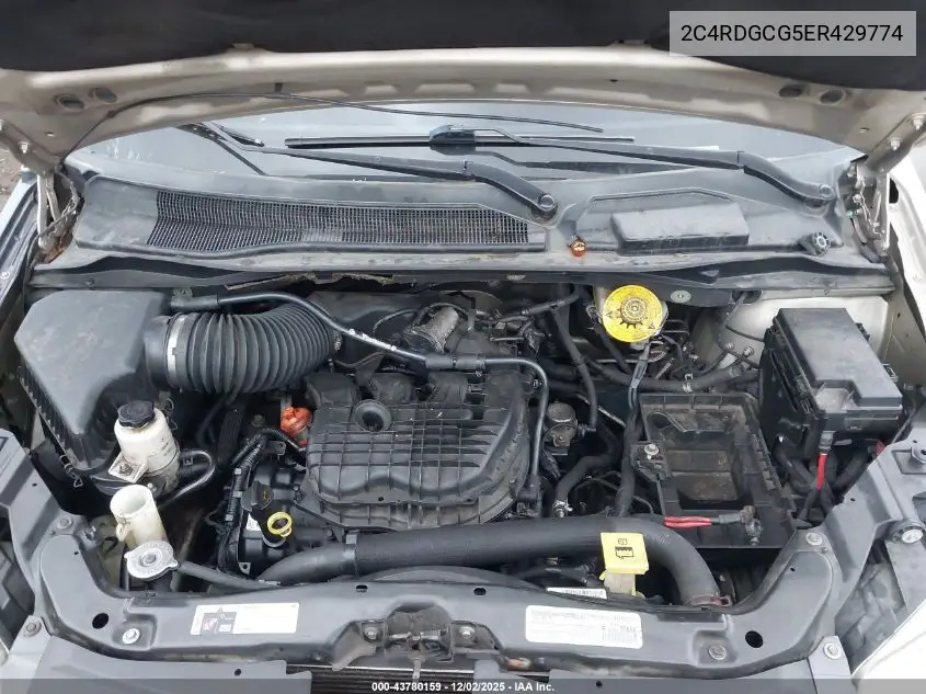 2C4RDGCG5ER429774 2014 Dodge Grand Caravan Sxt