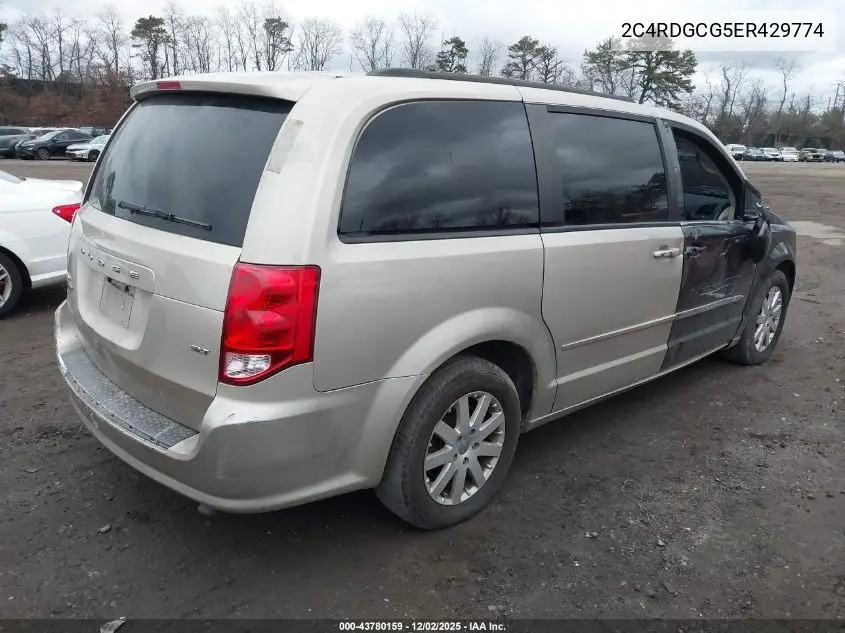 2C4RDGCG5ER429774 2014 Dodge Grand Caravan Sxt