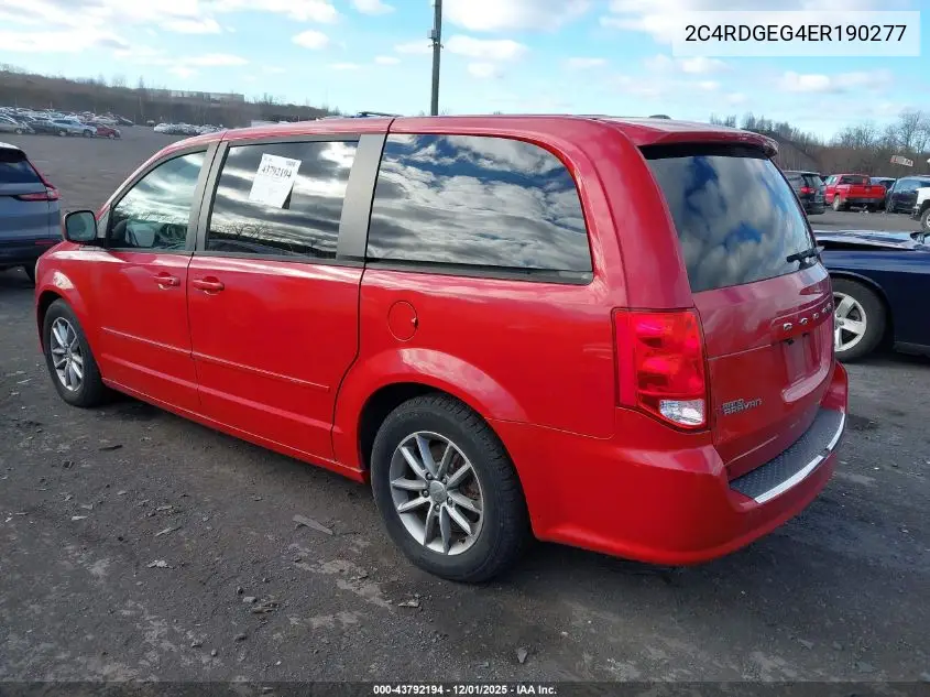 2C4RDGEG4ER190277 2014 Dodge Grand Caravan R/T