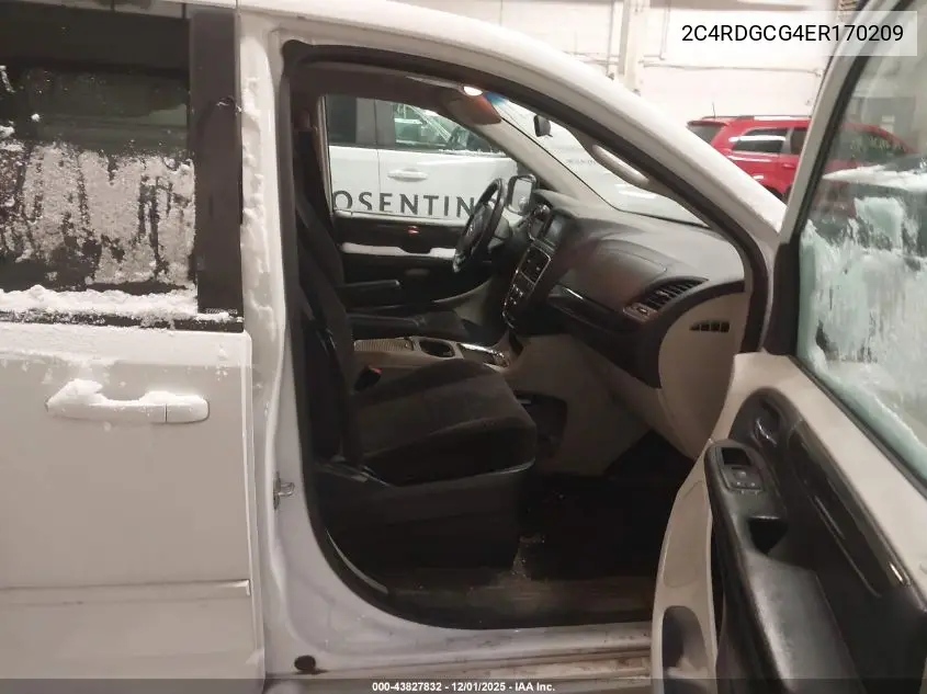 2C4RDGCG4ER170209 2014 Dodge Grand Caravan Sxt
