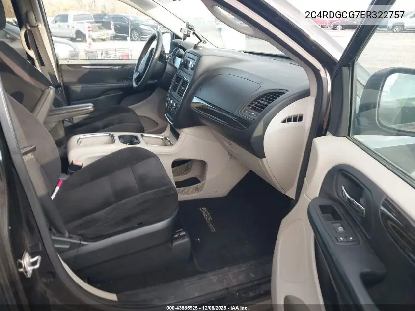2C4RDGCG7ER322757 2014 Dodge Grand Caravan Sxt