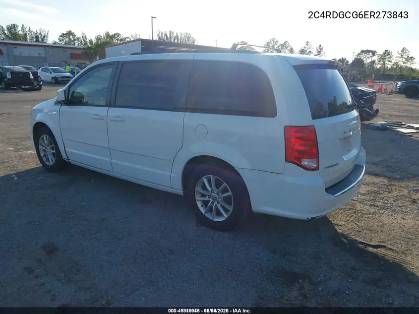 2C4RDGCG6ER273843 2014 Dodge Grand Caravan Sxt