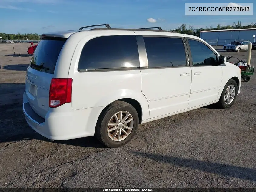 2C4RDGCG6ER273843 2014 Dodge Grand Caravan Sxt