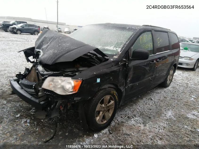 2015 Dodge Grand Caravan Canada Value Package VIN: 2C4RDGBG3FR653564 Lot: 11858476