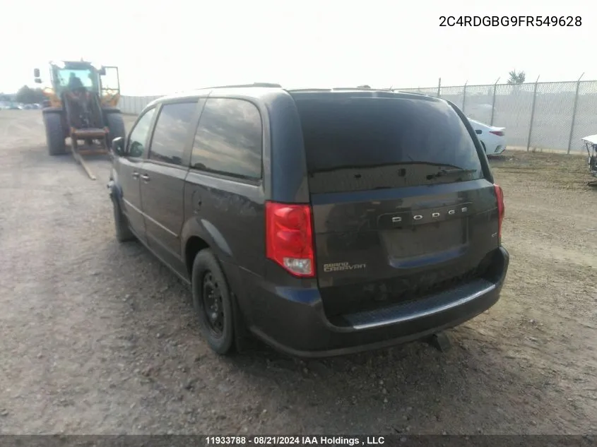 2C4RDGBG9FR549628 2015 Dodge Grand Caravan Se