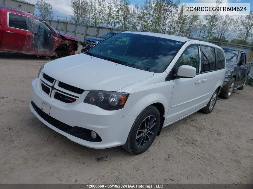 2C4RDGEG9FR604624 2015 Dodge Grand Caravan R/T