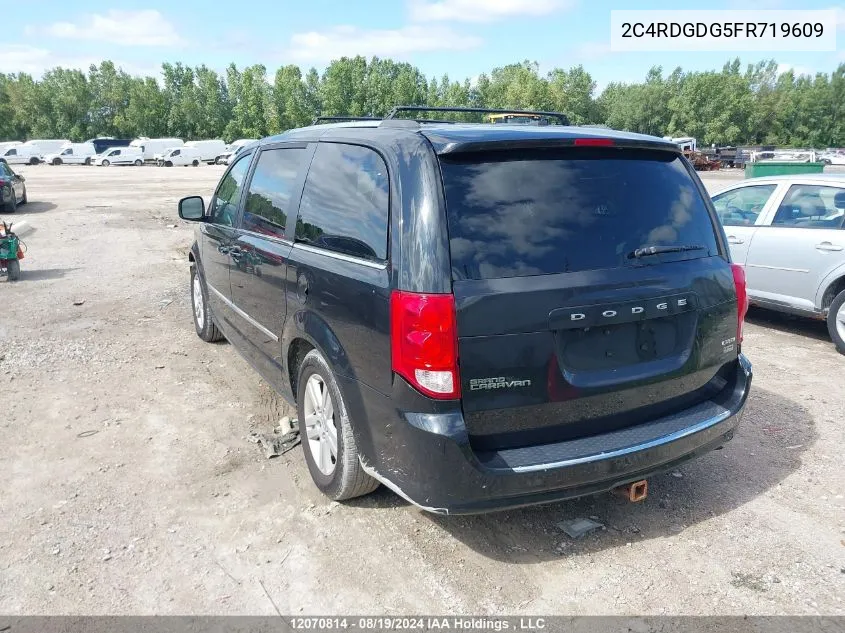 2015 Dodge Grand Caravan VIN: 2C4RDGDG5FR719609 Lot: 12070814