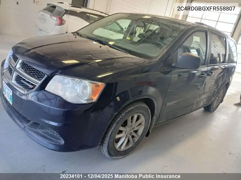 2C4RDGBGXFR558807 2015 Dodge Grand Caravan Crew