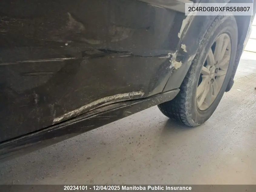 2C4RDGBGXFR558807 2015 Dodge Grand Caravan Crew