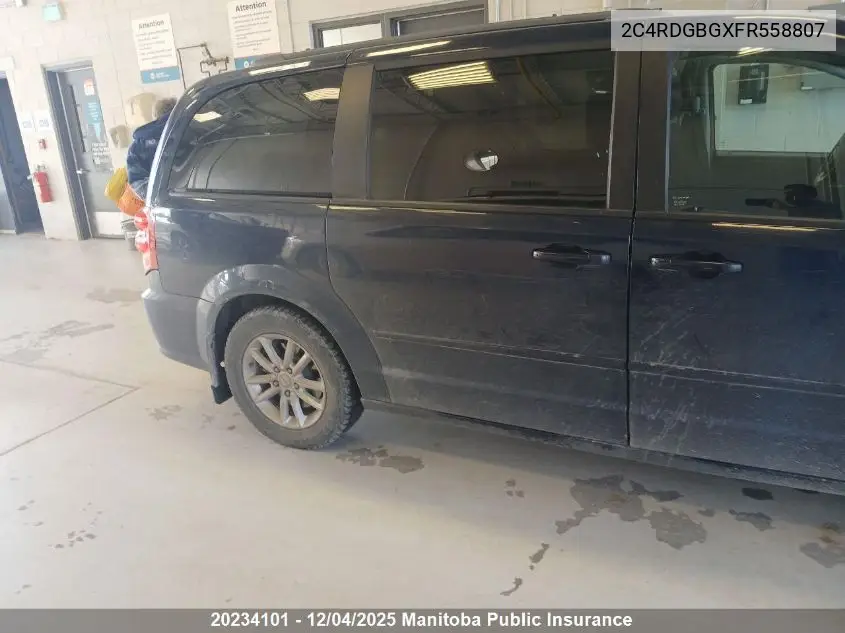 2C4RDGBGXFR558807 2015 Dodge Grand Caravan Crew