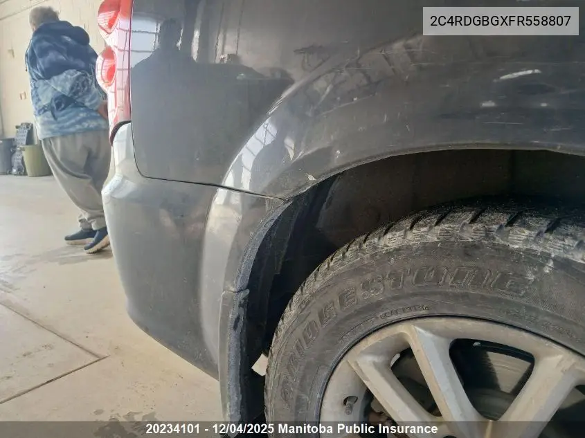 2C4RDGBGXFR558807 2015 Dodge Grand Caravan Crew
