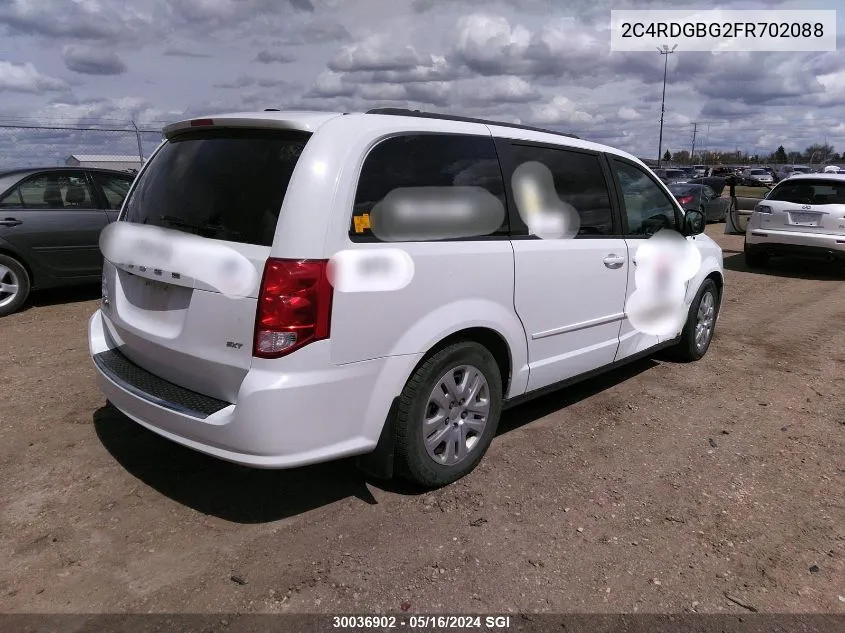 2C4RDGBG2FR702088 2015 Dodge Grand Caravan Se