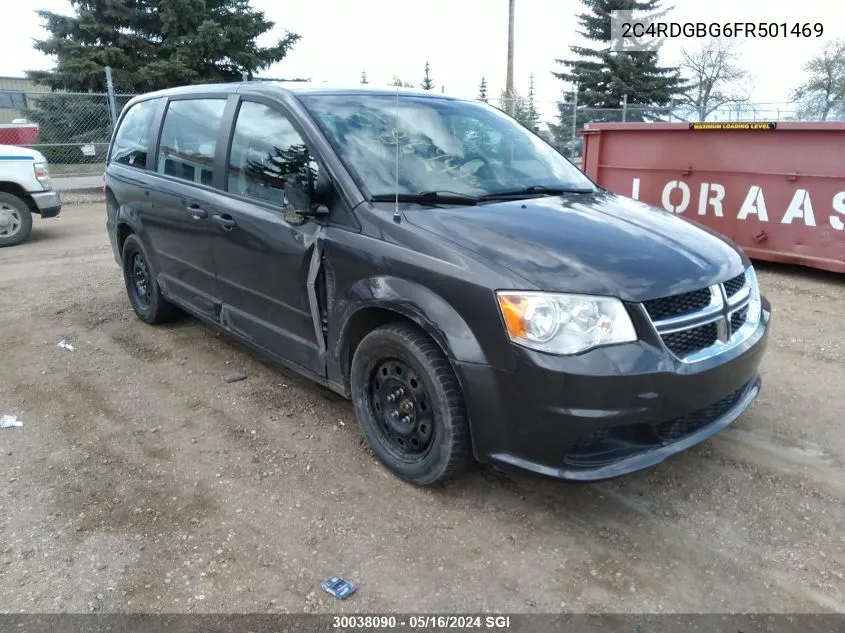 2C4RDGBG6FR501469 2015 Dodge Grand Caravan Se